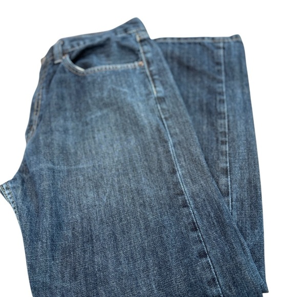 Levi’s 505 Men’s Denim Jeans Size 34 X 30 Regular Fit Medium Wash Zipper Rivets - Picture 3 of 7